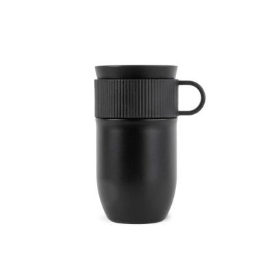 Picture of SAGAFORM TED ISOLATED MUG, 280ML LEAK-PROOF AND DISHWASHER SAFE in Black