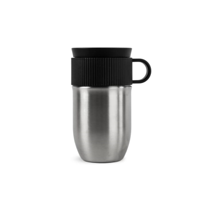 Picture of SAGAFORM TED ISOLATED MUG, 280ML LEAK-PROOF AND DISHWASHER SAFE in Silver