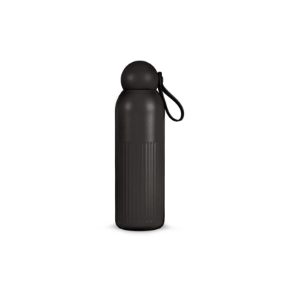 Picture of SAGAFORM TEKLA STEEL BOTTLE (RECYCLED) 500 ML in Black