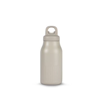 Picture of SAGAFORM TRULS STEEL BOTTLE with Handy Click Open Cap (Recycled) 500 Ml in Beige