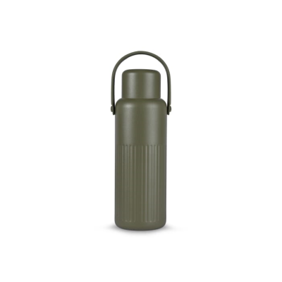 Picture of SAGAFORM THEO THERMAL INSULATED FLASK (RECYCLED) 1 L in Dried Green