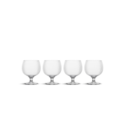 Picture of BILLI WINE GLASS SET OF 4 in Clear Transparent