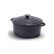 Picture of ORREFORS JERNVERK LARGE ENAMELLED CASSEROLE 5L in Grey