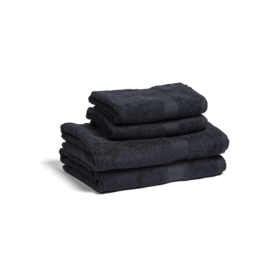 Picture of LORD NELSON FAIRTRADE TOWEL 70X130CM SET OF 3 in Black