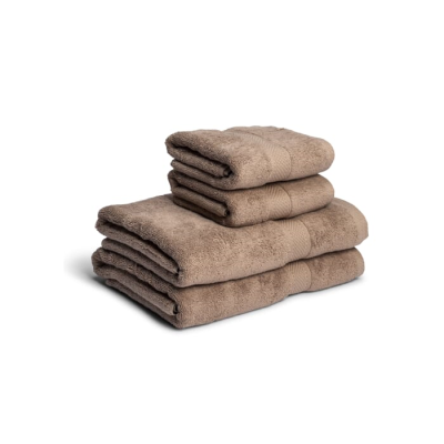 Picture of LORD NELSON FAIRTRADE TOWEL 70X130CM SET OF 3 in Light Brown