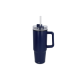 Picture of MIAMI MUG with Handle & Straw 800Ml in Dark Blue