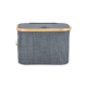 Picture of INSIDEOUT FOLDING BASKET with Lid Sogne 38 x 26 x 25Cm RPET in Dark Grey