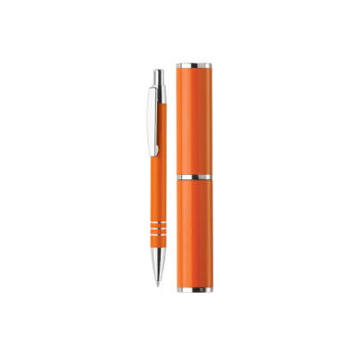 Picture of ALUMINUM BALL PEN in a Tube in Orange