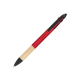 Picture of 3-COLOUR PEN with Bamboo Grip in Red