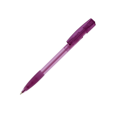 Picture of NASH BALL PEN RUBBER GRIP CLEAR TRANSPARENT