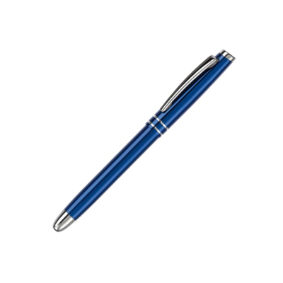 Picture of METAL ROLLERBALL PEN 2 STRIPE in Dark Blue