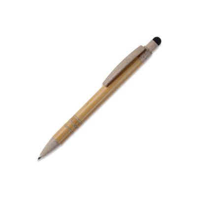 Picture of BALL PEN BAMBOO AND WHEATSTRAW with Stylus