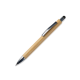 Picture of BALL PEN NEW YORK BAMBOO with Stylus in Black