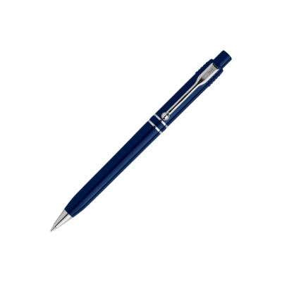 Picture of BALL PEN RAJA SILVER CHROME HARDCOLOUR in Dark Blue