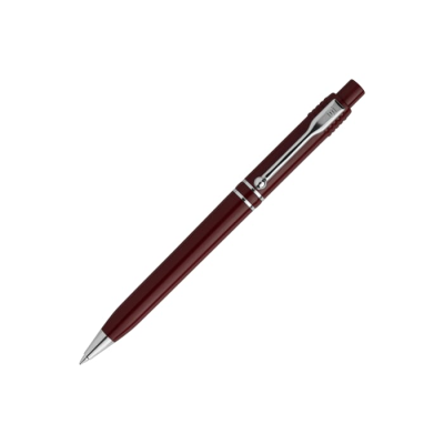 Picture of BALL PEN RAJA SILVER CHROME HARDCOLOUR in Bordeaux