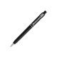 Picture of BALL PEN RAJA SILVER CHROME RECYCLED HARDCOLOUR in Black