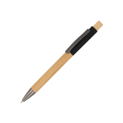Picture of BALL PEN MADRID BAMBOO in Black
