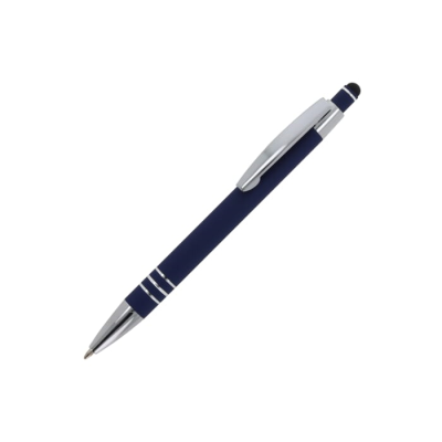 Picture of BALL PEN ATHENS METAL SOFT TOUCH in Dark Blue