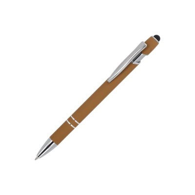 Picture of BALL PEN PARIS METAL SOFT TOUCH in Cognac