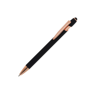 Picture of BALL PEN PARIS DELUXE METAL RUBBER in Black