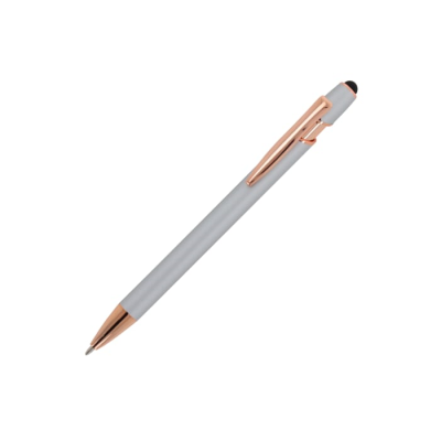 Picture of BALL PEN PARIS DELUXE METAL RUBBER in Silver