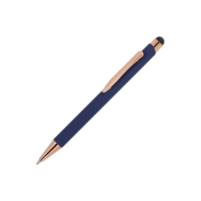 Picture of BALL PEN PRAGUE ROSE GOLD R-AL in Dark Blue