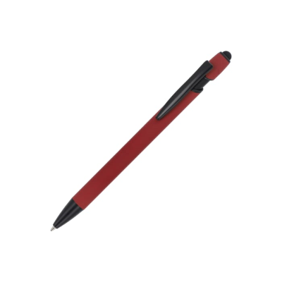 Picture of BALL PEN PARIS SOFTTOUCH MATT R-AL in Dark Red