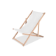 FOLDING BEACH CHAIR SUBLIMATION in White image 2