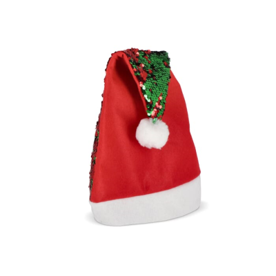 Picture of TWO-TONE SEQUIN CHRISTMAS HAT