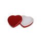 Picture of FLAT METALLIC HEART SHAPE LIPBALM in Red