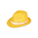 Picture of POLYESTER HAT with Band in Yellow