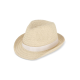 Picture of PLANT STRAW HAT with Colour Band in White