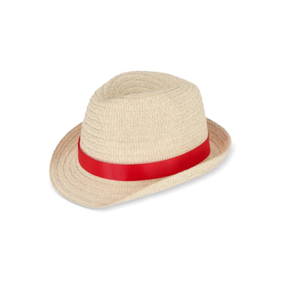Picture of PLANT STRAW HAT with Colour Band in Red