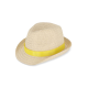 Picture of PLANT STRAW HAT with Colour Band in Yellow
