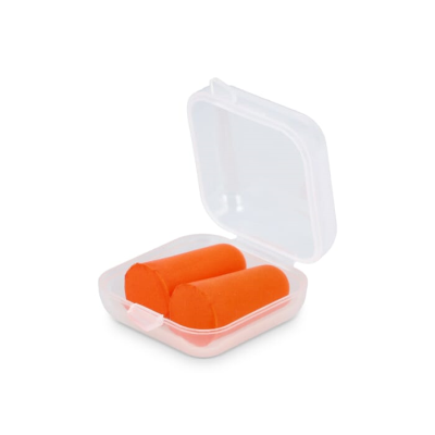 Picture of PU FOAM EARPLUGS EN 352-2 SNR 37 DB in Orange