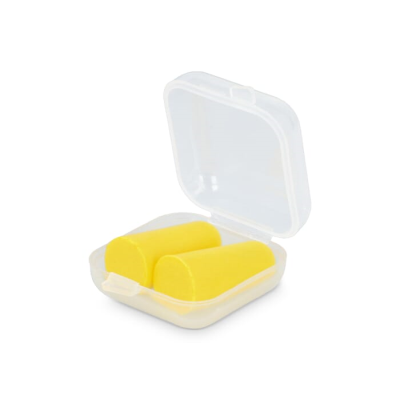 Picture of PU FOAM EARPLUGS EN 352-2 SNR 37 DB in Yellow