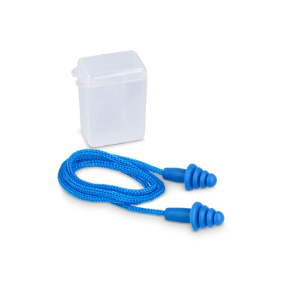 Picture of TPE CORDED EARPLUGS EN 352-2 32 DB in Blue