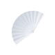 Picture of HAND FAN PLASTIC & POLYESTER in White