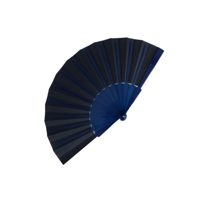 Picture of HAND FAN PLASTIC & POLYESTER in Dark Blue