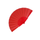 Picture of HAND FAN PLASTIC & POLYESTER in Red
