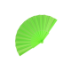 Picture of HAND FAN PLASTIC & POLYESTER in Pale Green