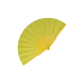 Picture of HAND FAN PLASTIC & POLYESTER in Yellow