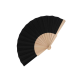 Picture of HAND FAN WOOD & R-PET in Black