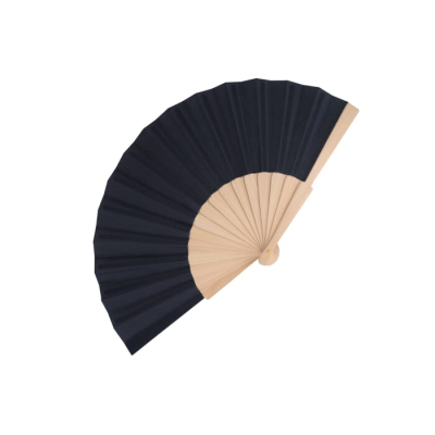 Picture of HAND FAN WOOD & R-PET in Dark Blue