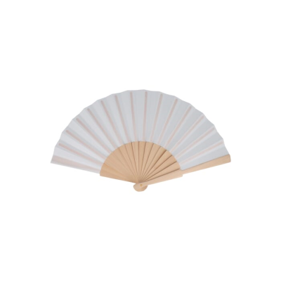 Picture of MADE TO ORDER - HAND FAN WOOD & R-PET ALL OVER PRINT