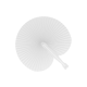 MINI FOLDING HANDFAN in White image 2