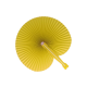 Picture of MINI FOLDING HANDFAN in Yellow