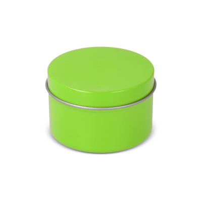 Picture of KIRTAN SCENTED PLANT BASED CANDLE in Large Recycled Tin in Pale Green