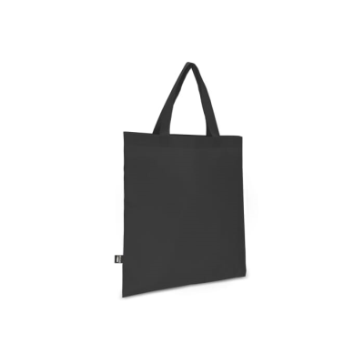 Picture of R-PET CARRY BAG NON-WOVEN SHORT HANDLES 38 x 42CM 75G & M² in Grey