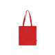 Picture of R-PET CARRY BAG NON-WOVEN LONG HANDLES 38 x 42CM 75G & M² in Red